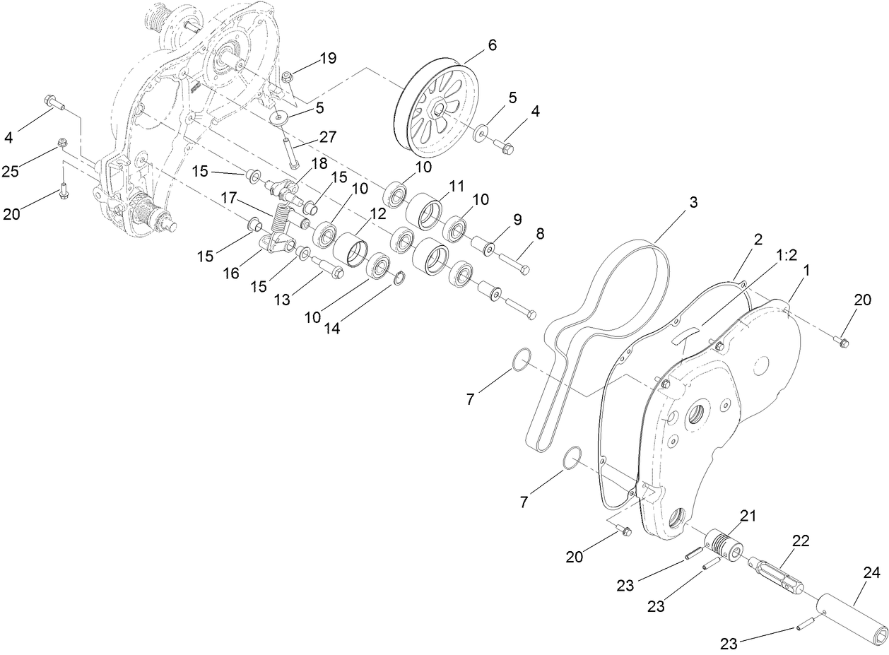 Right Side Transmission Assembly
