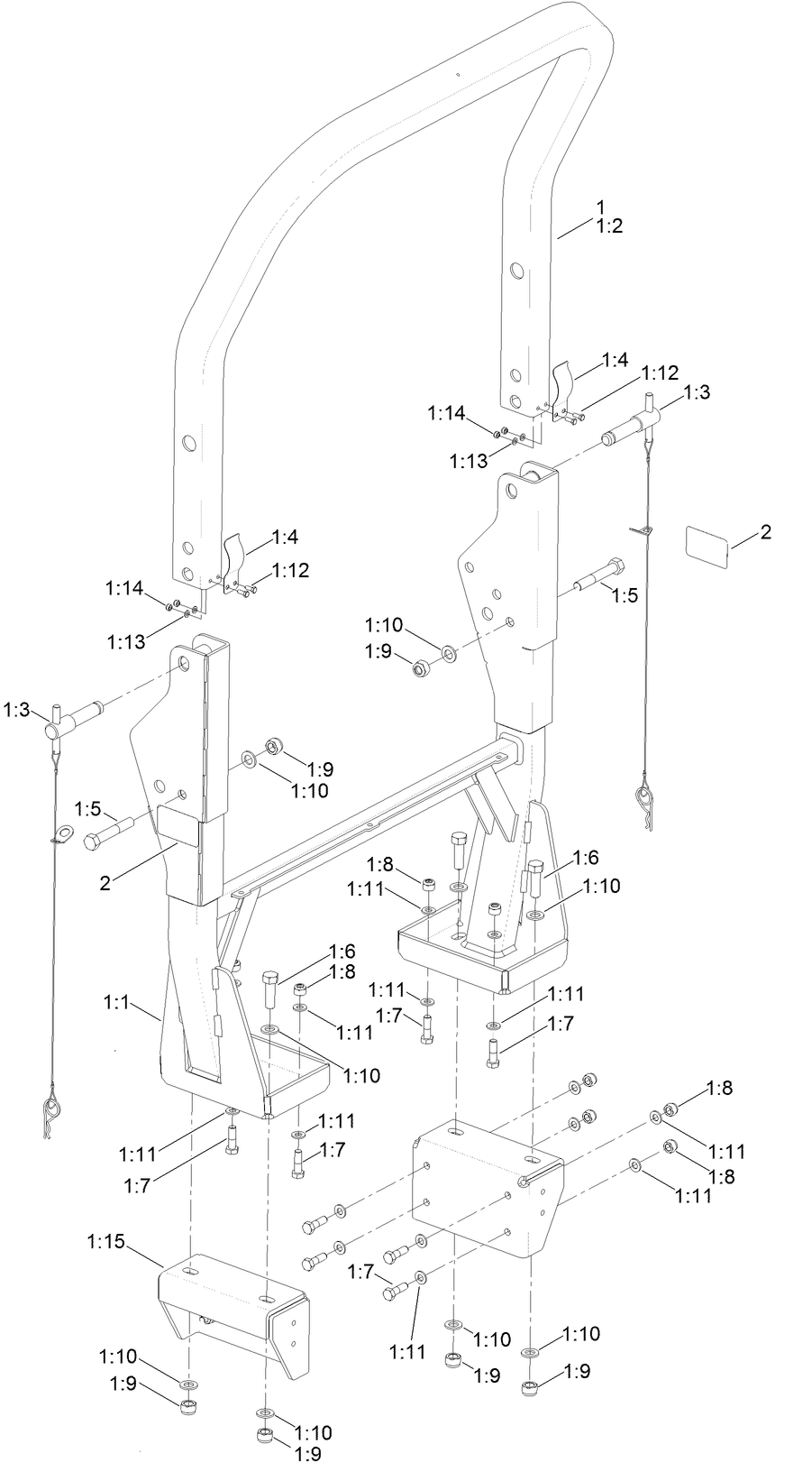 Roll-Over Protection System Assembly