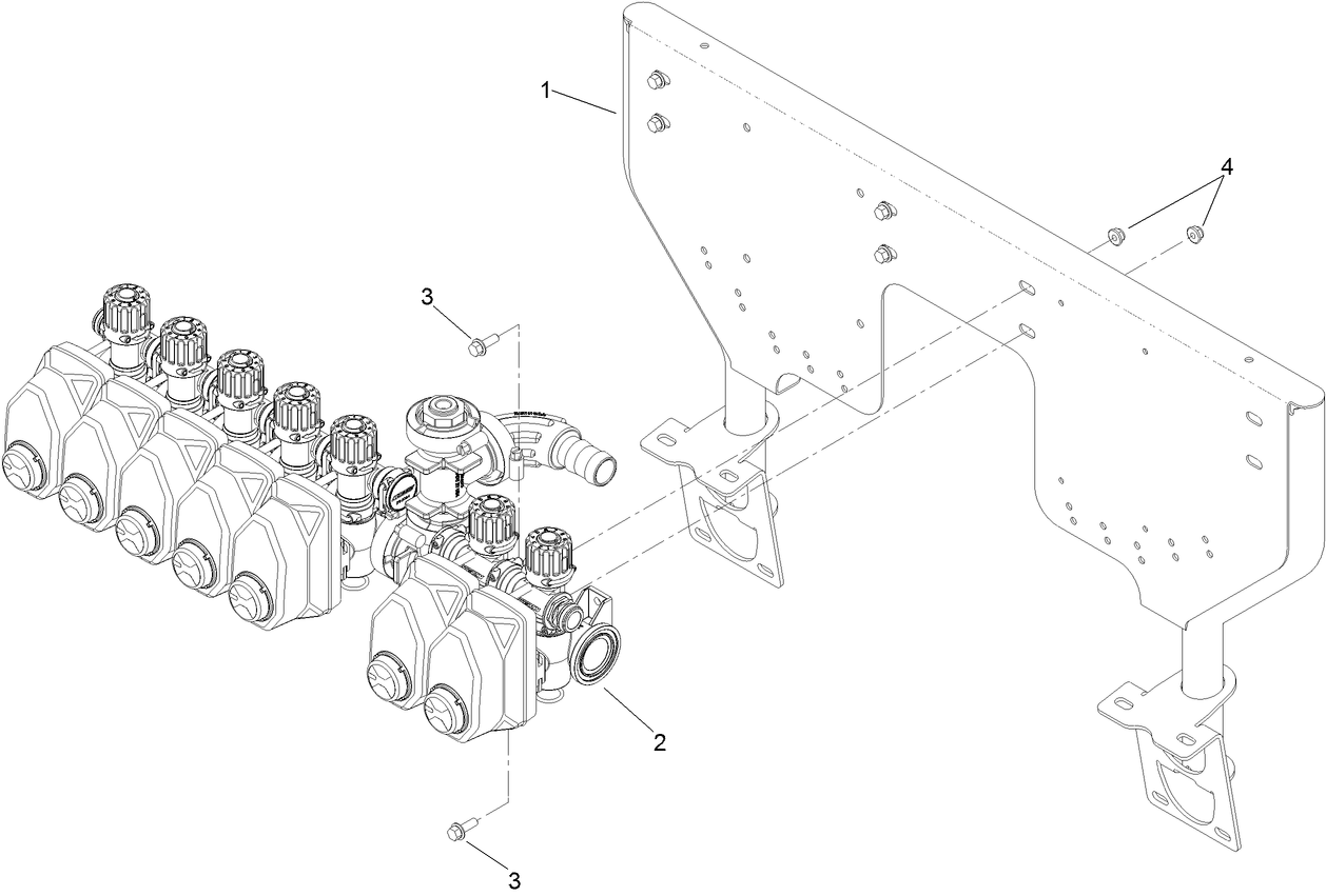 GPS Valve Mount Assembly