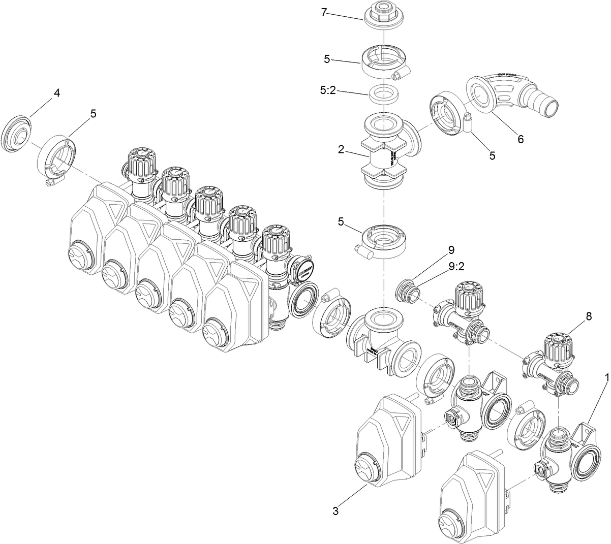 Section Valve Manifold Assembly