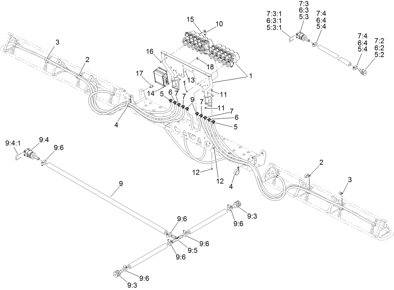 GPS Valve Mount and Hose Assembly