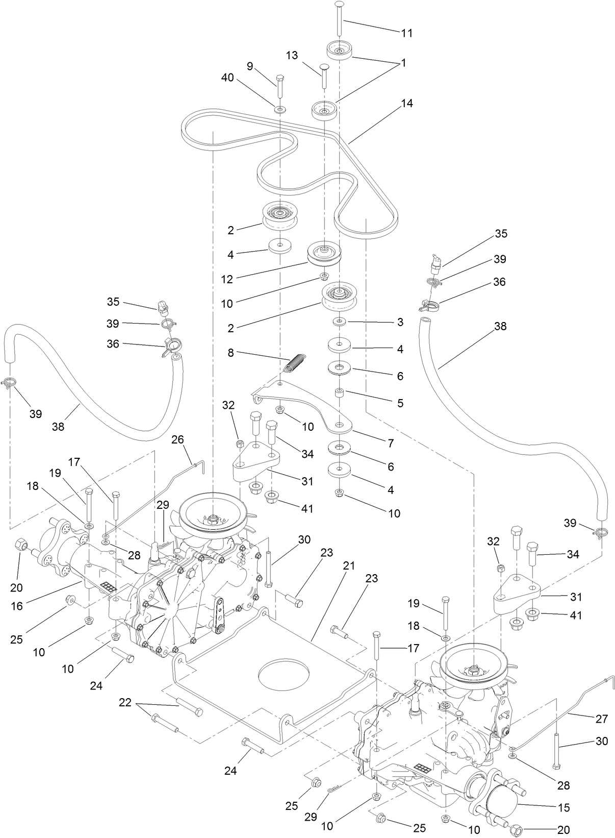 Hydro Transmission Assembly