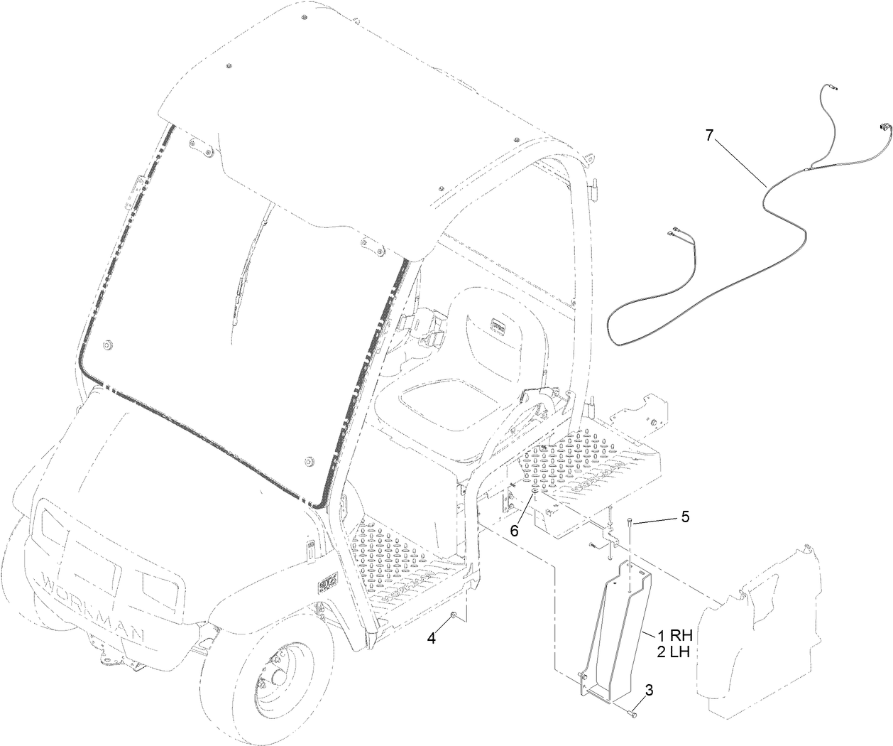 Cab Mount Assembly No. 133-7198