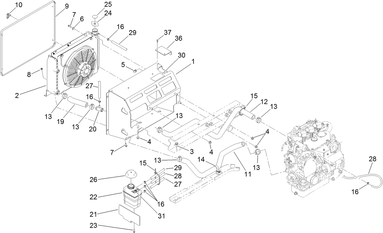 Cooling System Assembly