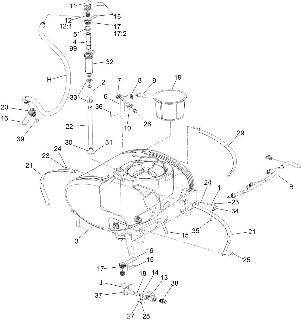 Spray Tank Assembly