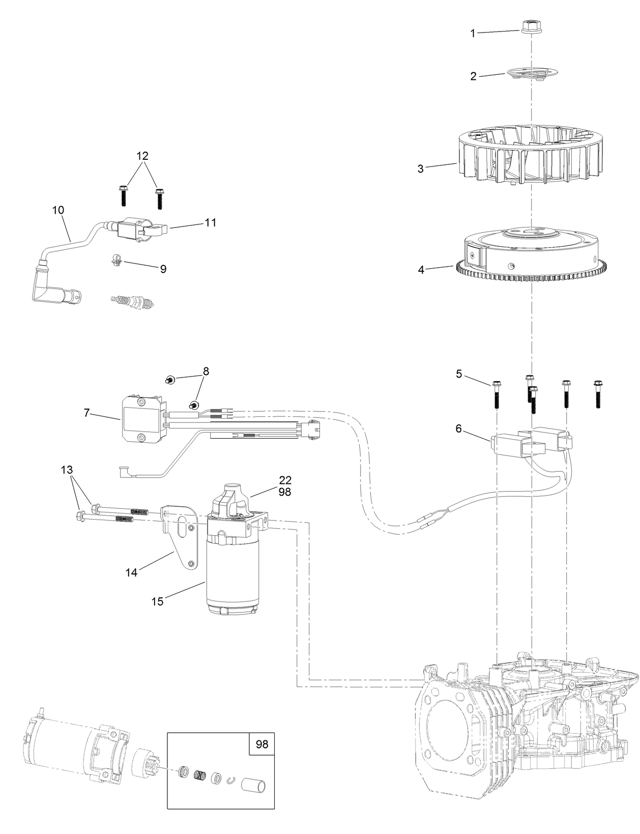 Ignition and Electrical Assembly