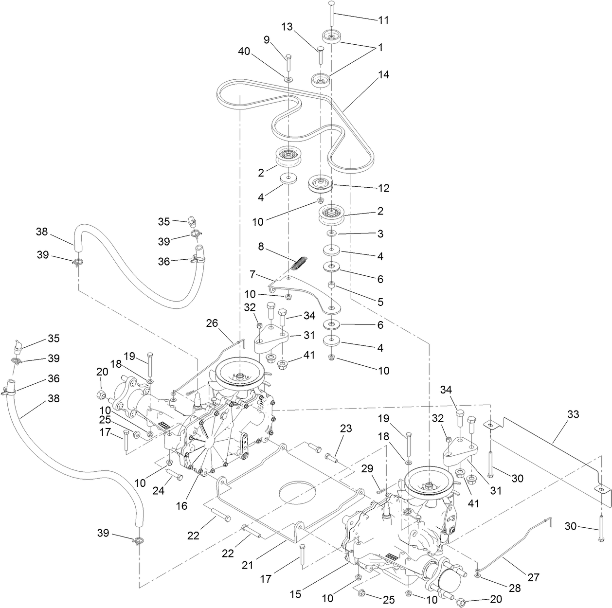 Hydro Transmission Assembly