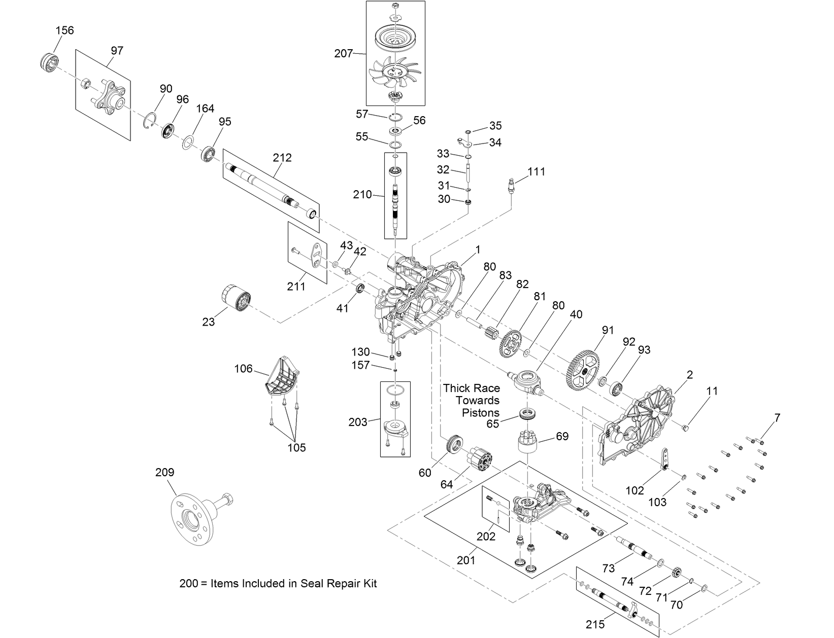 LH Transaxle Assembly No. 133-4420