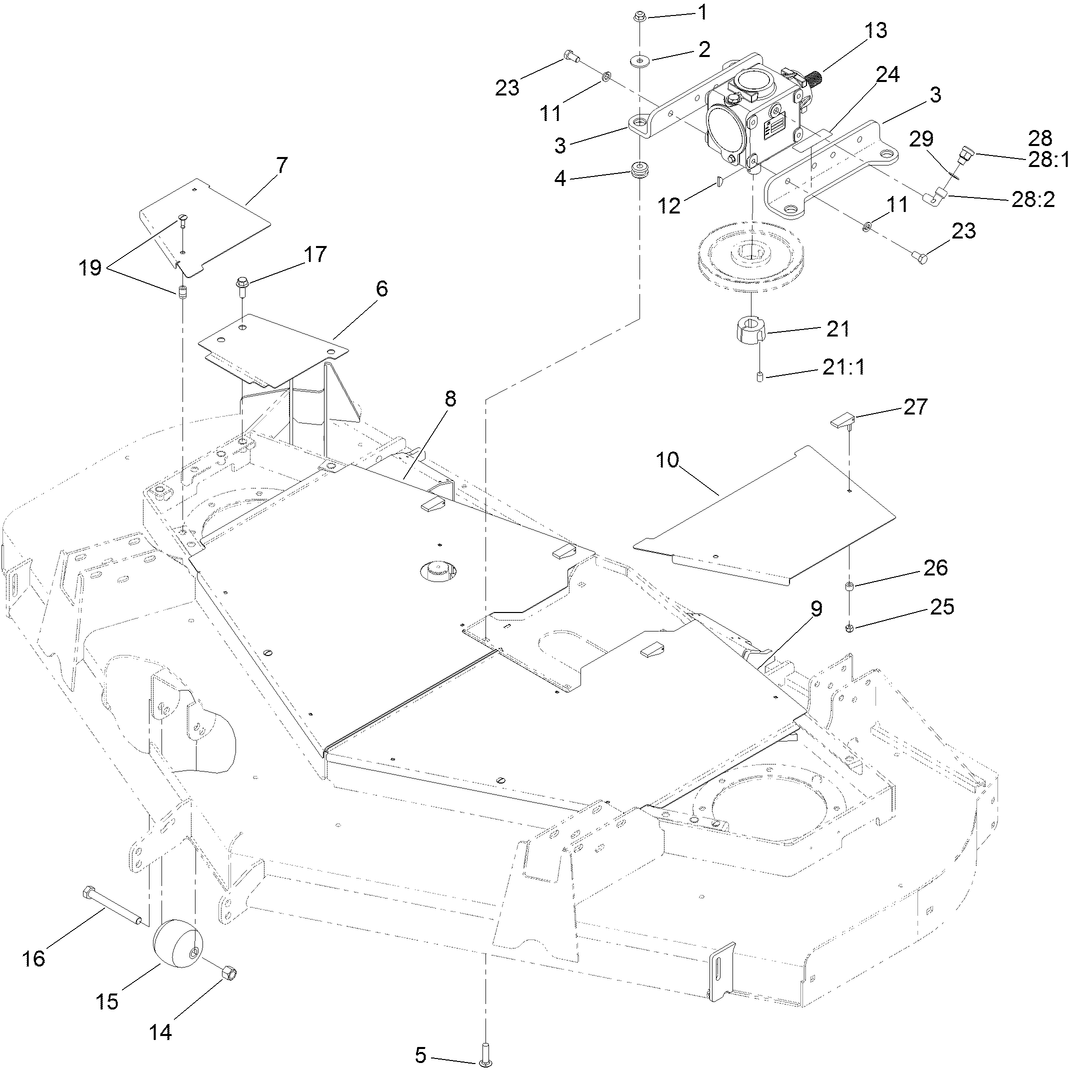 Gearbox and Cover Assembly