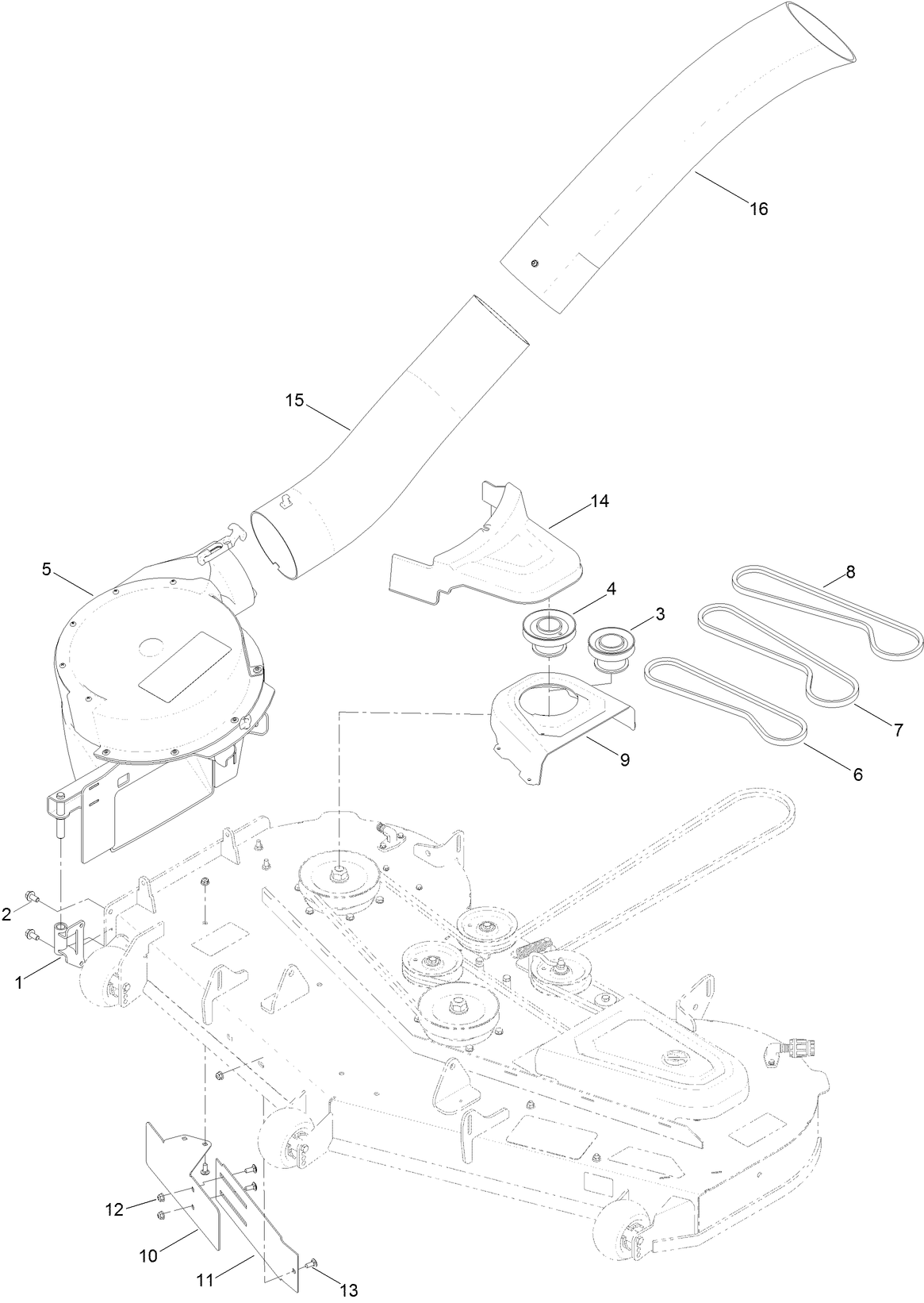 Blower and Drive Assembly