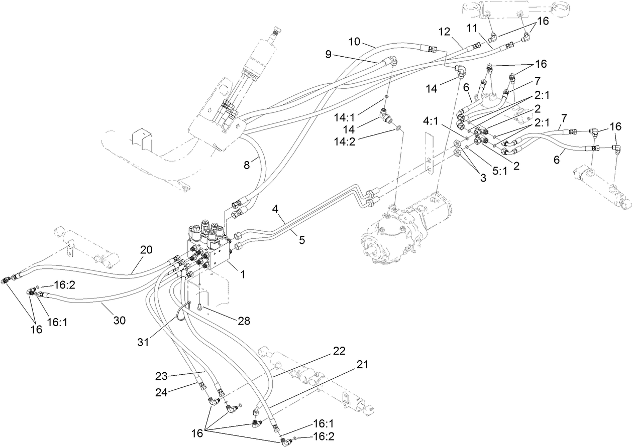 Lift Hydraulic Assembly