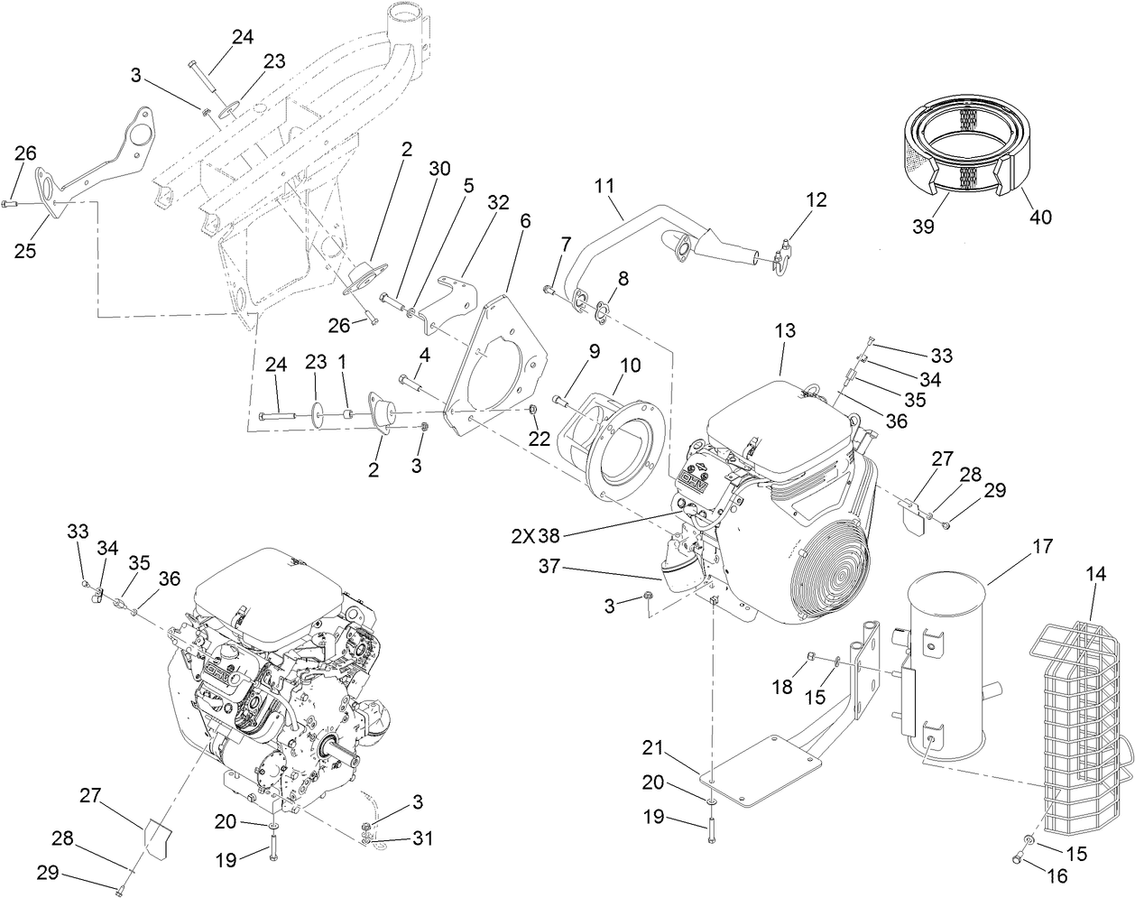Engine Installation Assembly