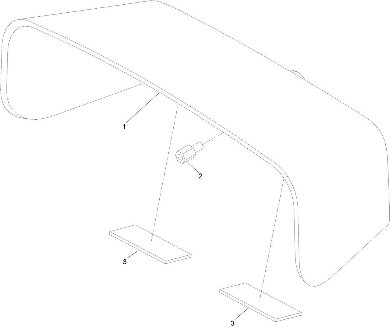 Monitor Visor Assembly No. 136-0461