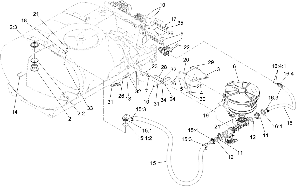 Eductor Mounting Assembly