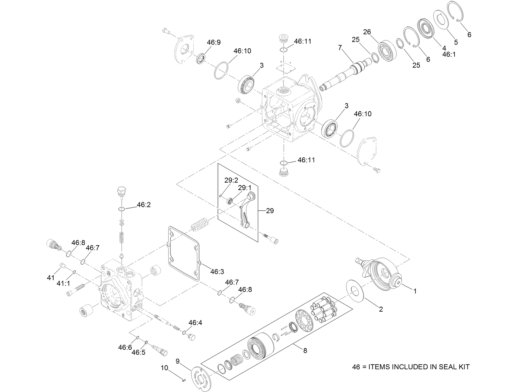 Hydraulic Pump Assembly No. 111-6774
