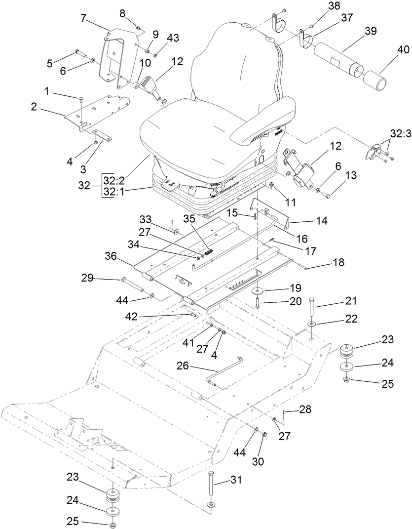 Seat Base and Seat Assembly