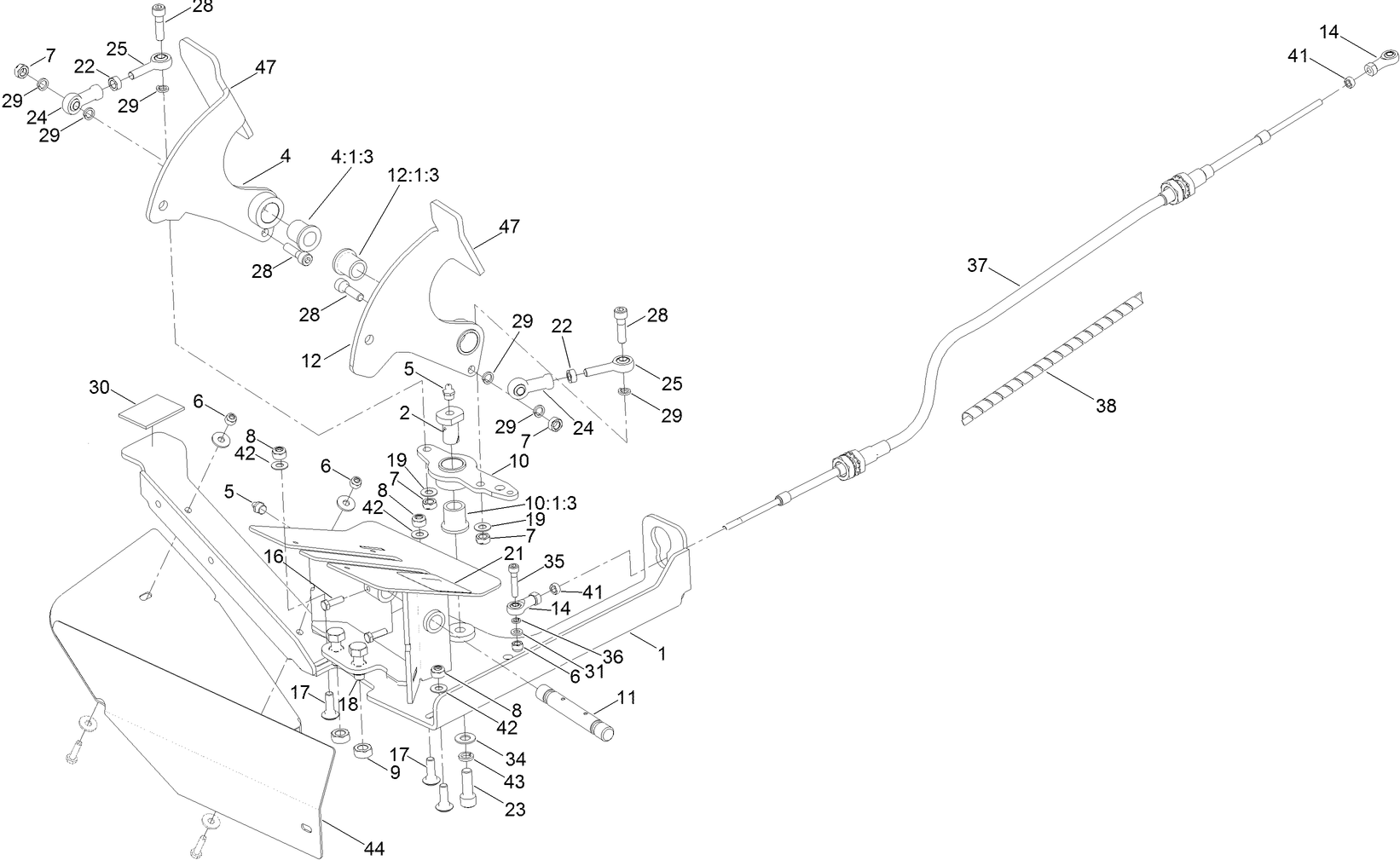 Pedal Control Assembly