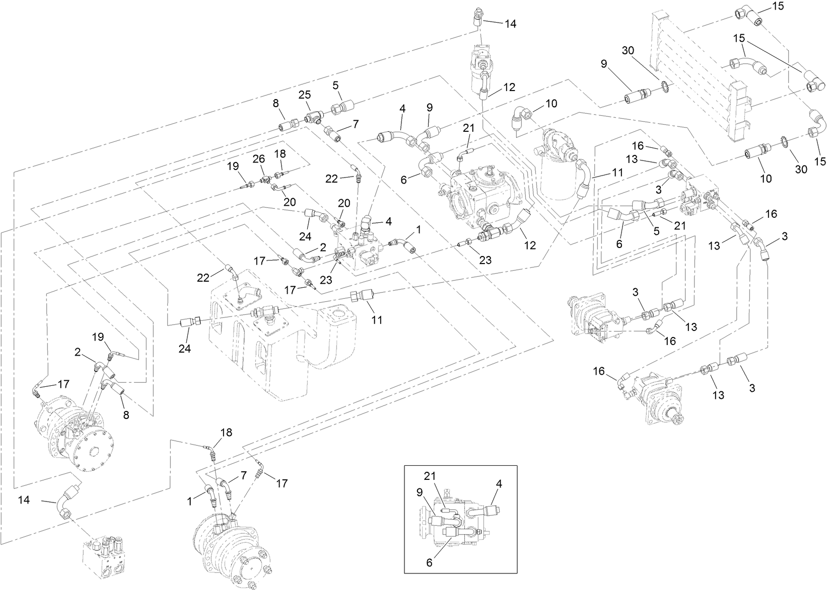 Transmission Hydraulic Circuit Assembly