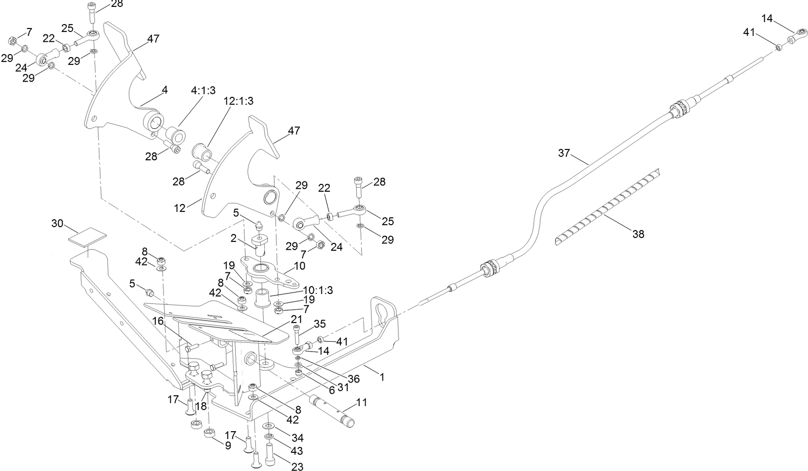 Pedal Control Assembly