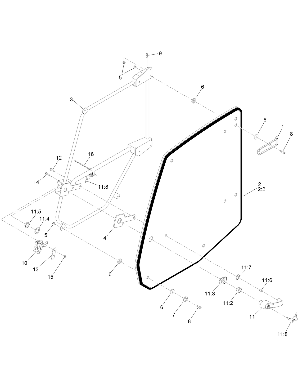 LH Door Assembly