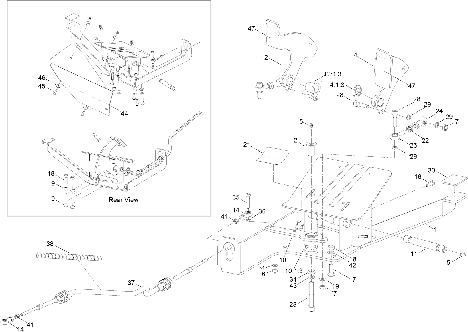 Pedal Control Assembly