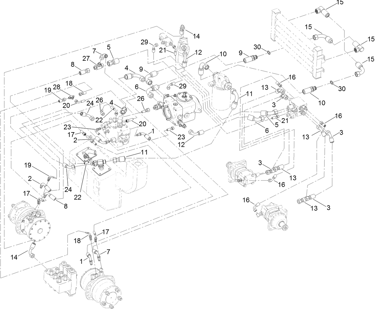 Transmission Hydraulic Circuit Assembly
