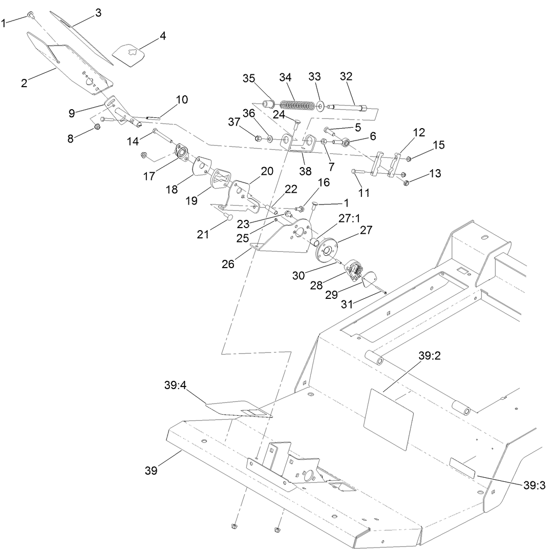 Traction Pedal and Platform Assembly
