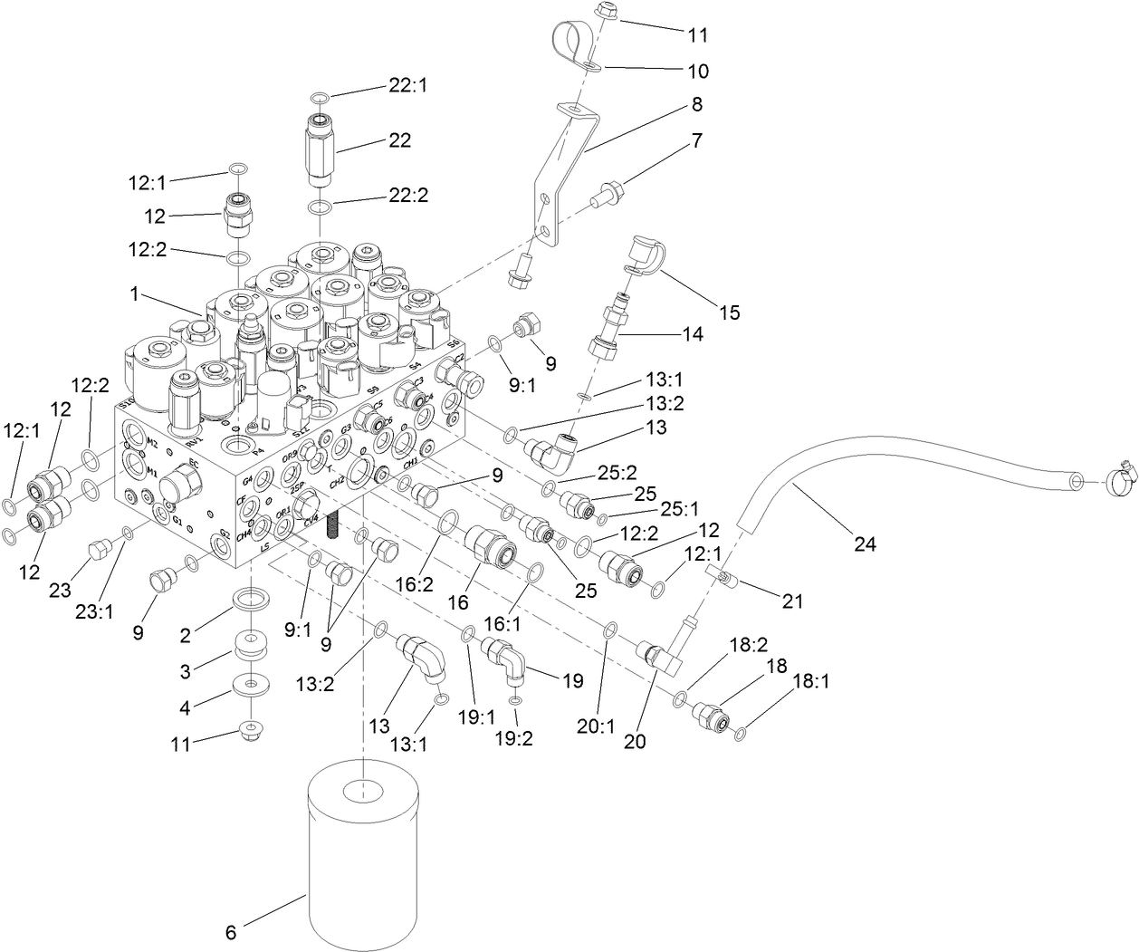Combination Manifold Assembly