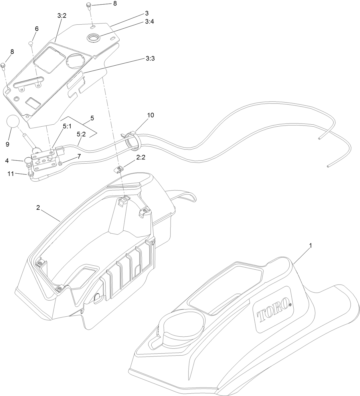 Console and Control Panel Assembly