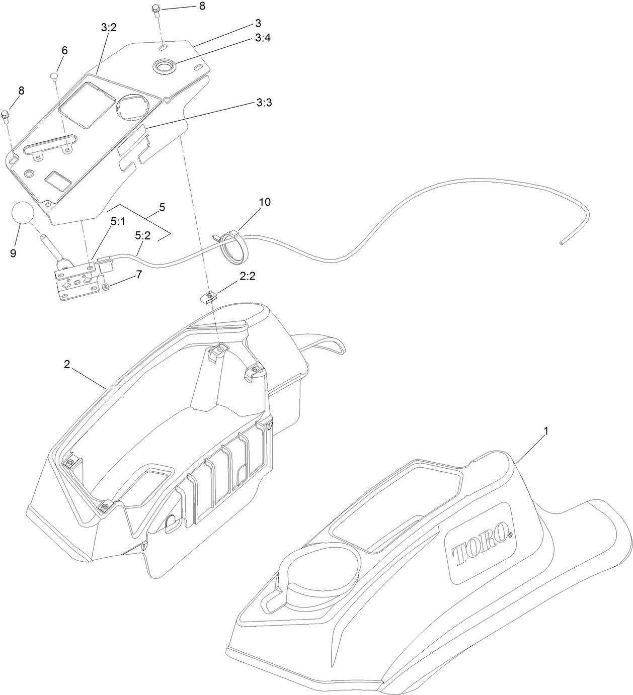 Console and Control Panel Assembly