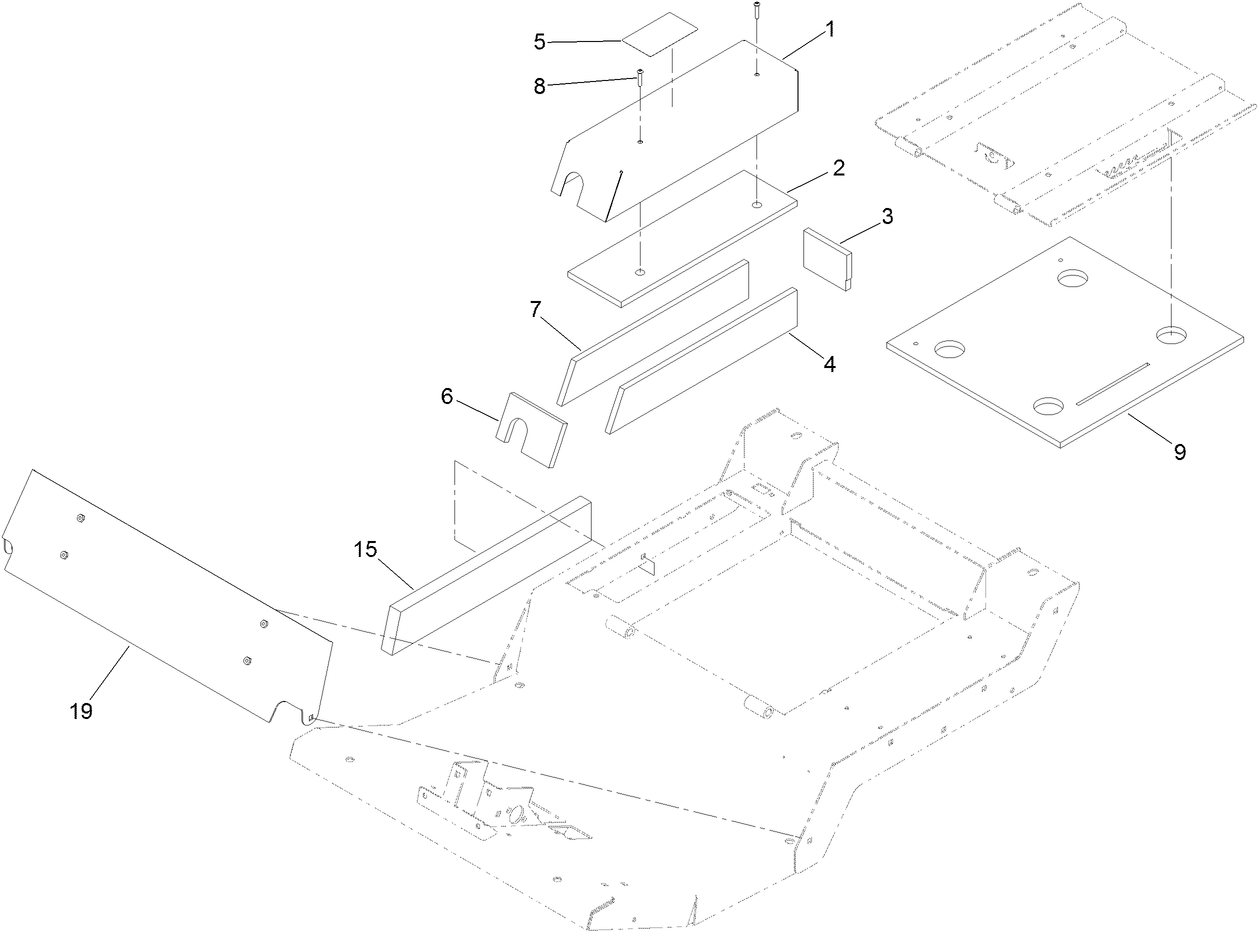 Acoustic Foam, Panel and Cover Assembly