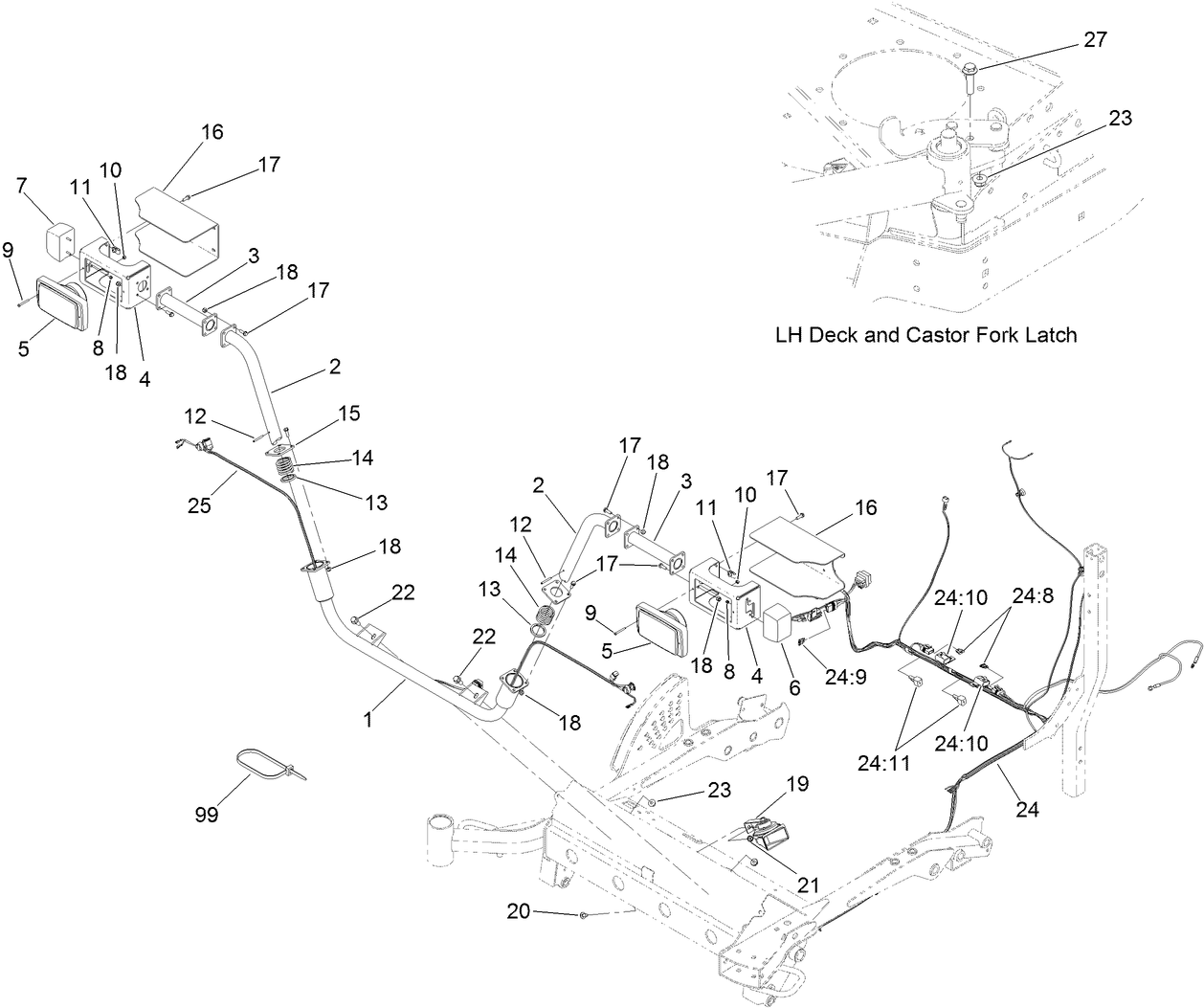 Headlight Mount Assembly