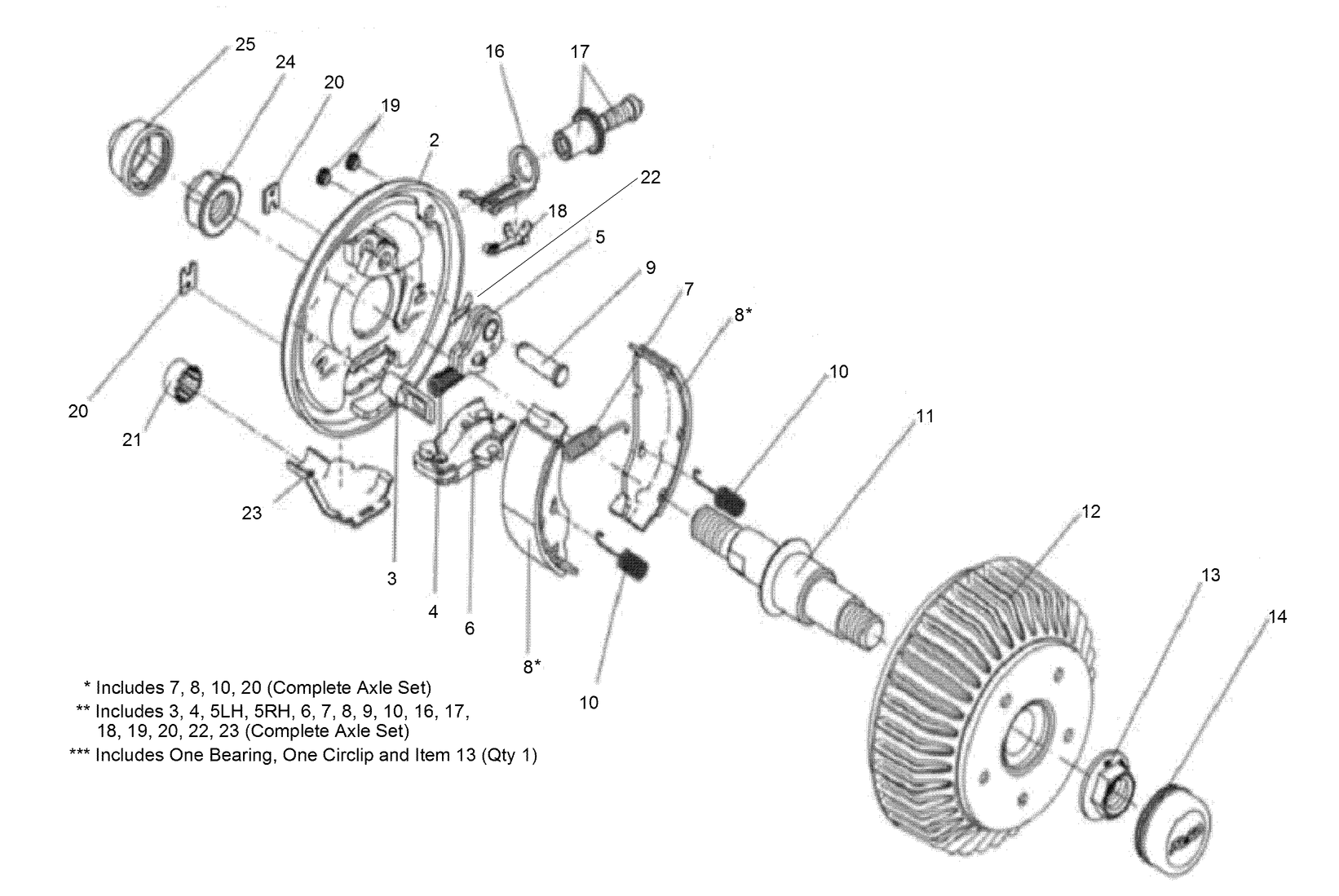 Axle Assembly No. 111-9901