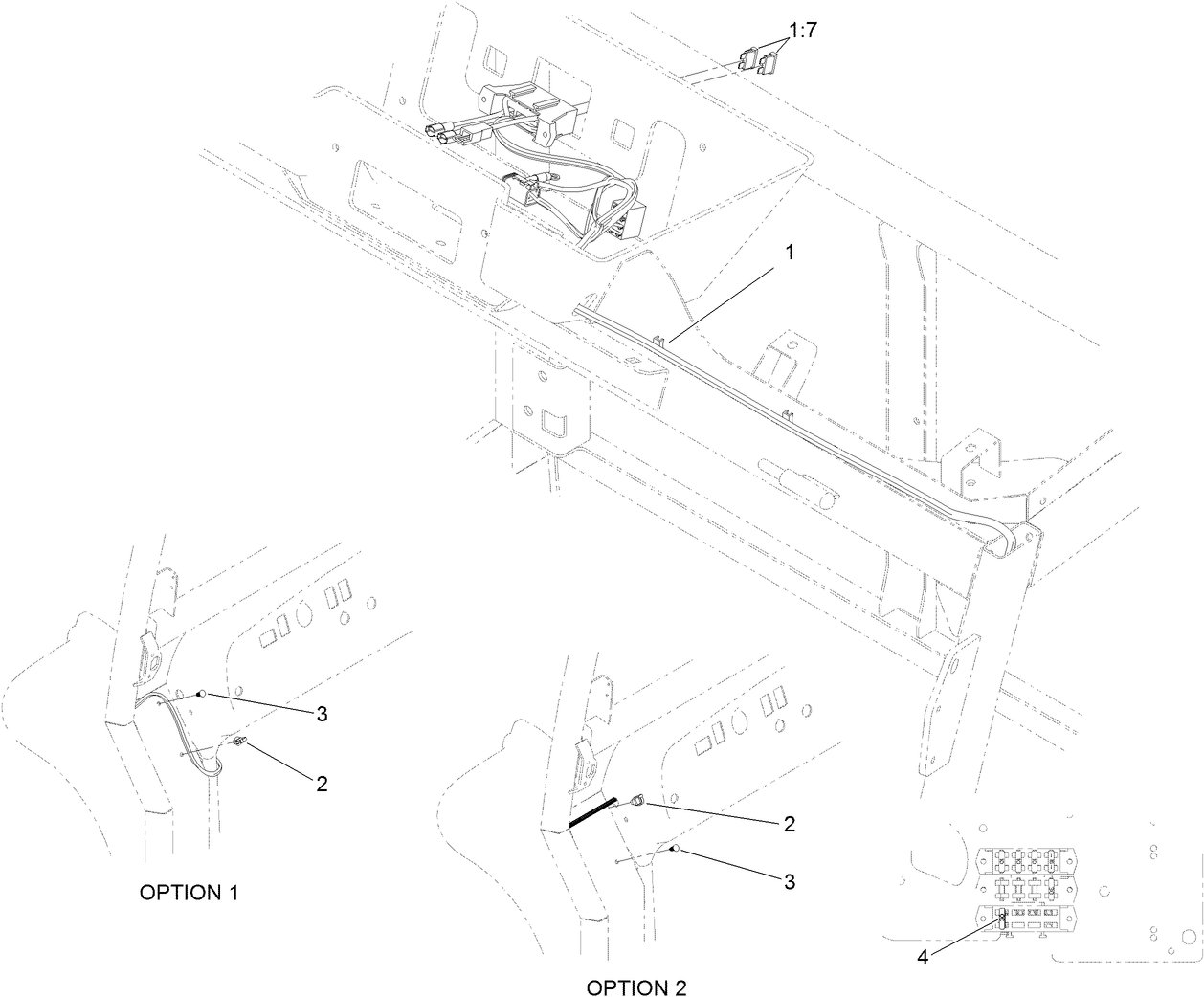 Headliner Wire Harness Assembly