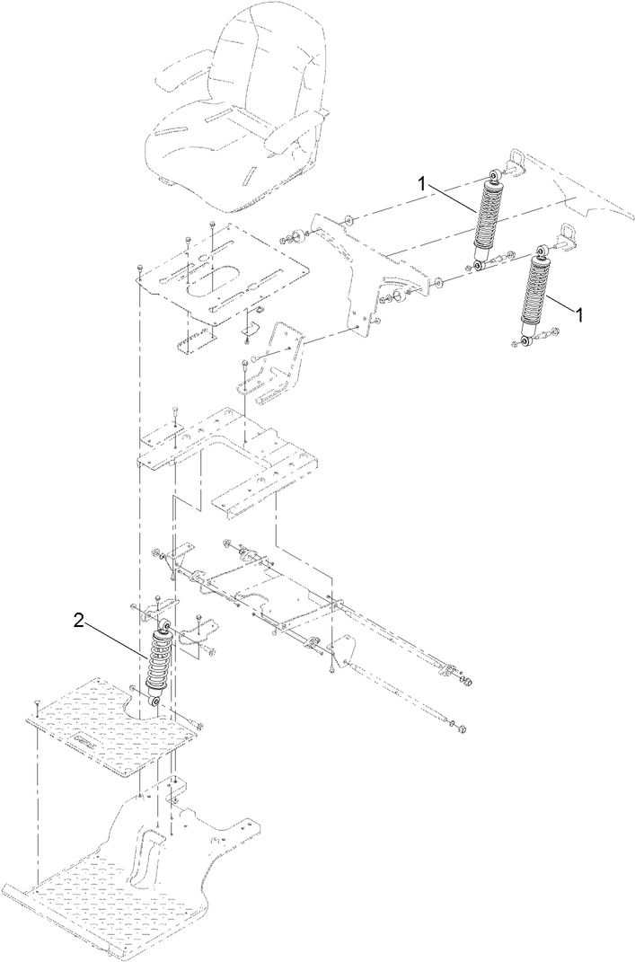 Shock and Spring Kit Assembly No. 137-2042