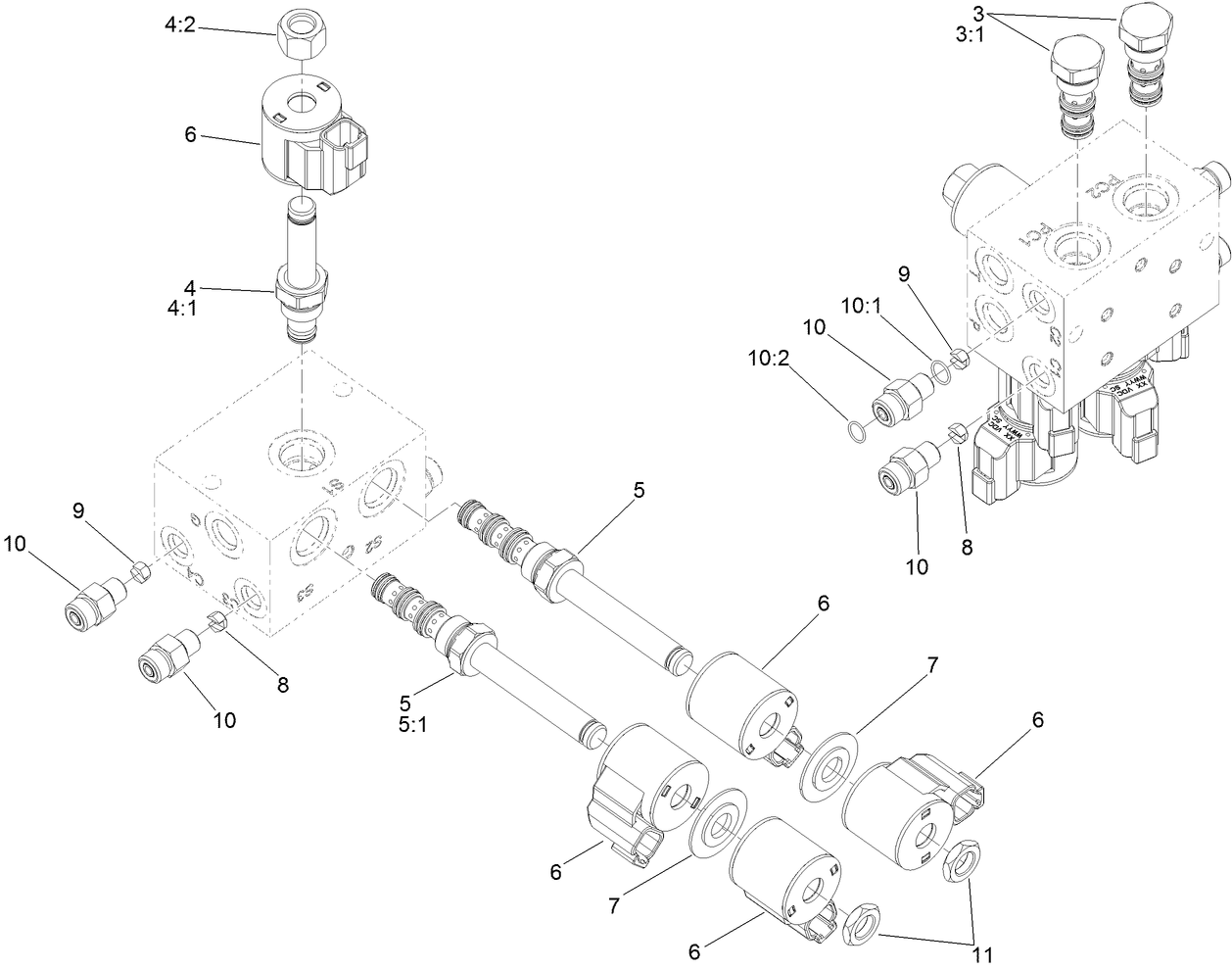 On-Off Boom Lift Valve Assembly No. 136-2400