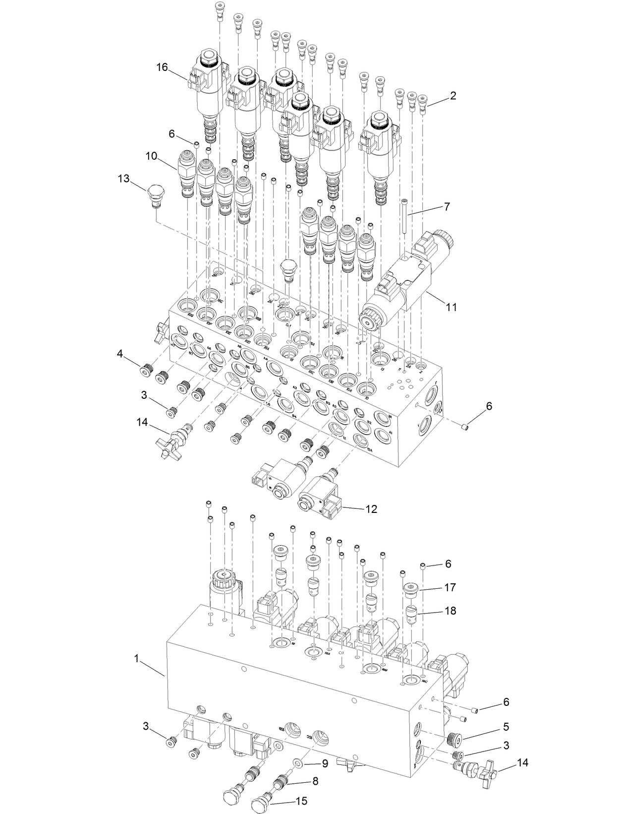 Main Hydraulic Valve Asembly No. 131-0421