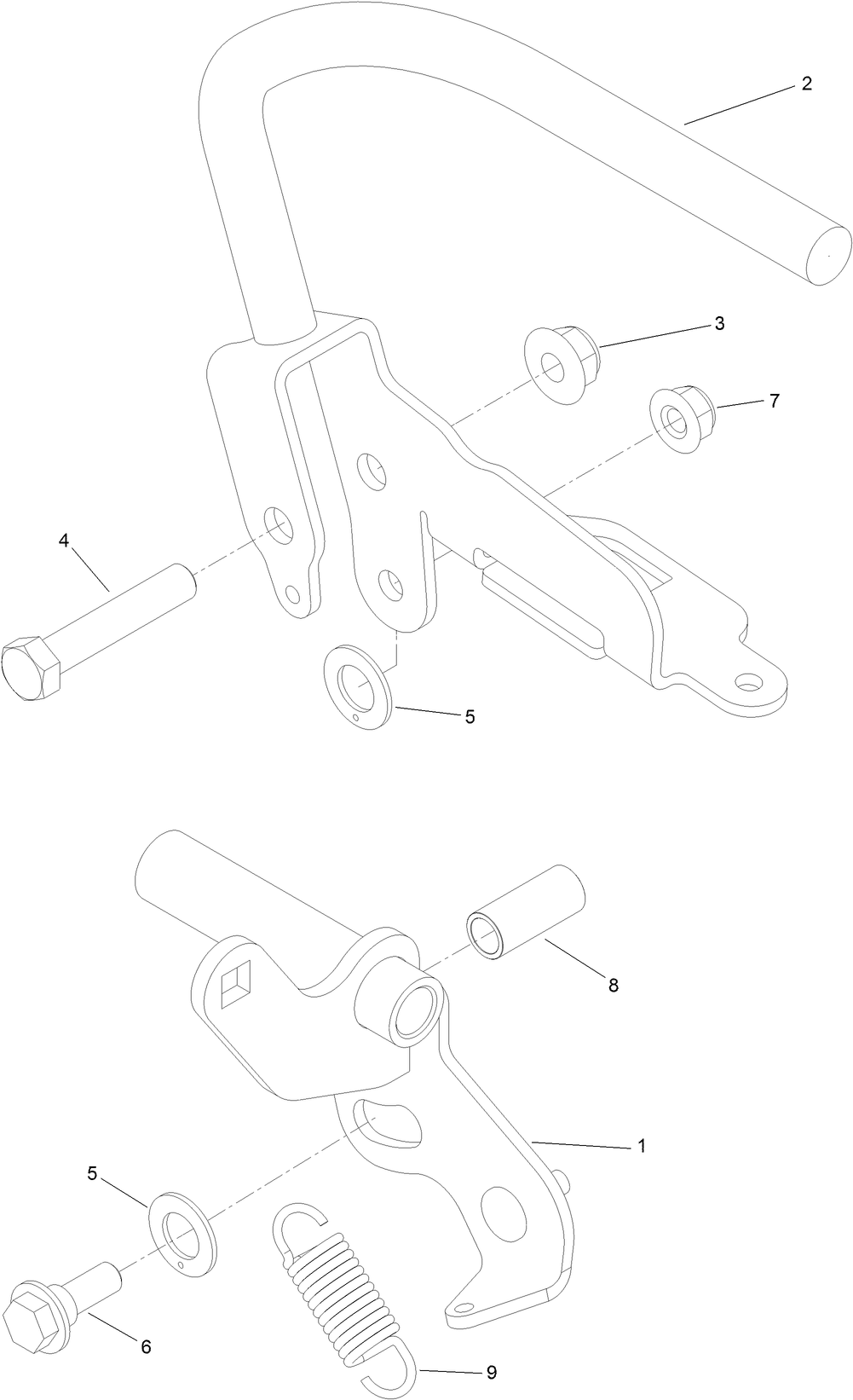 Control Handle Assembly No. 132-5158