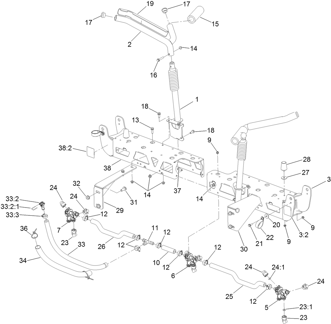 Center Boom Mount Assembly