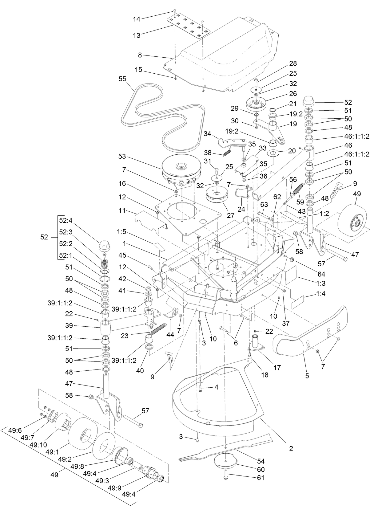 LH Wing Deck Assembly