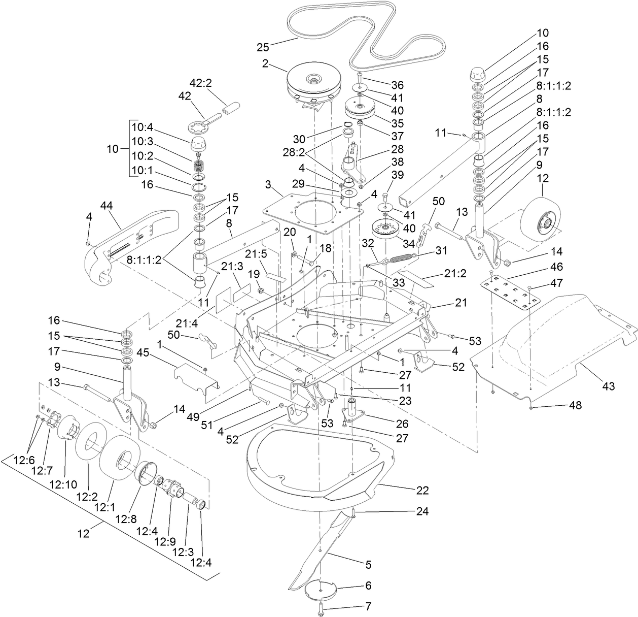 RH Wing Deck Assembly