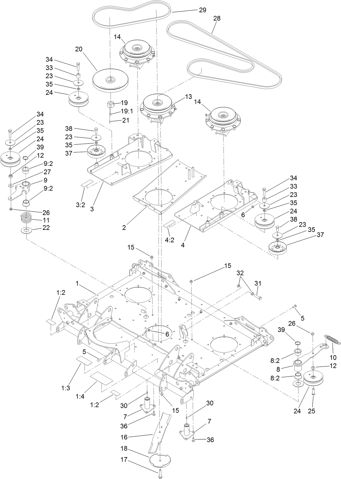 Center Deck Assembly