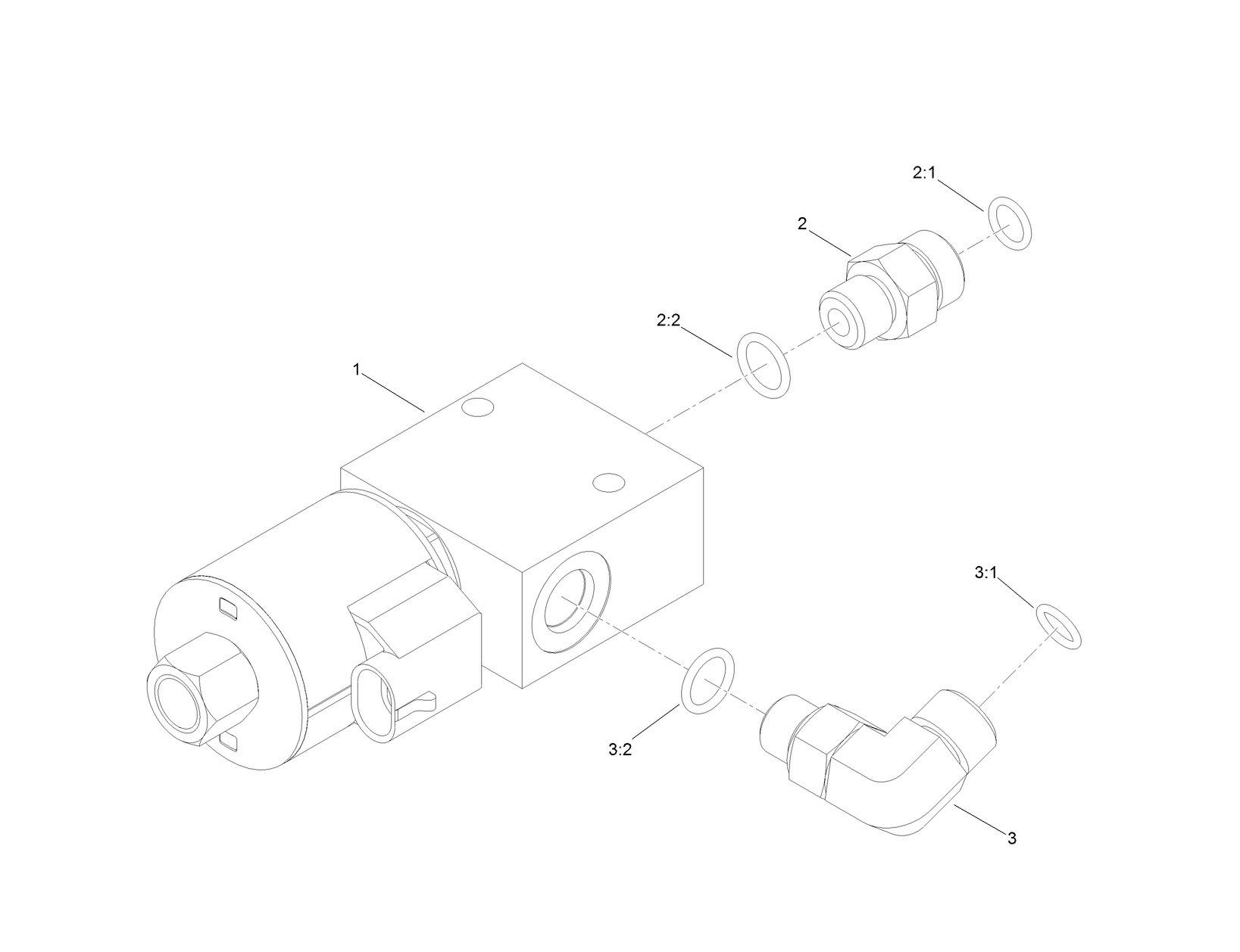 Rear Proportional Relief Manifold Assembly