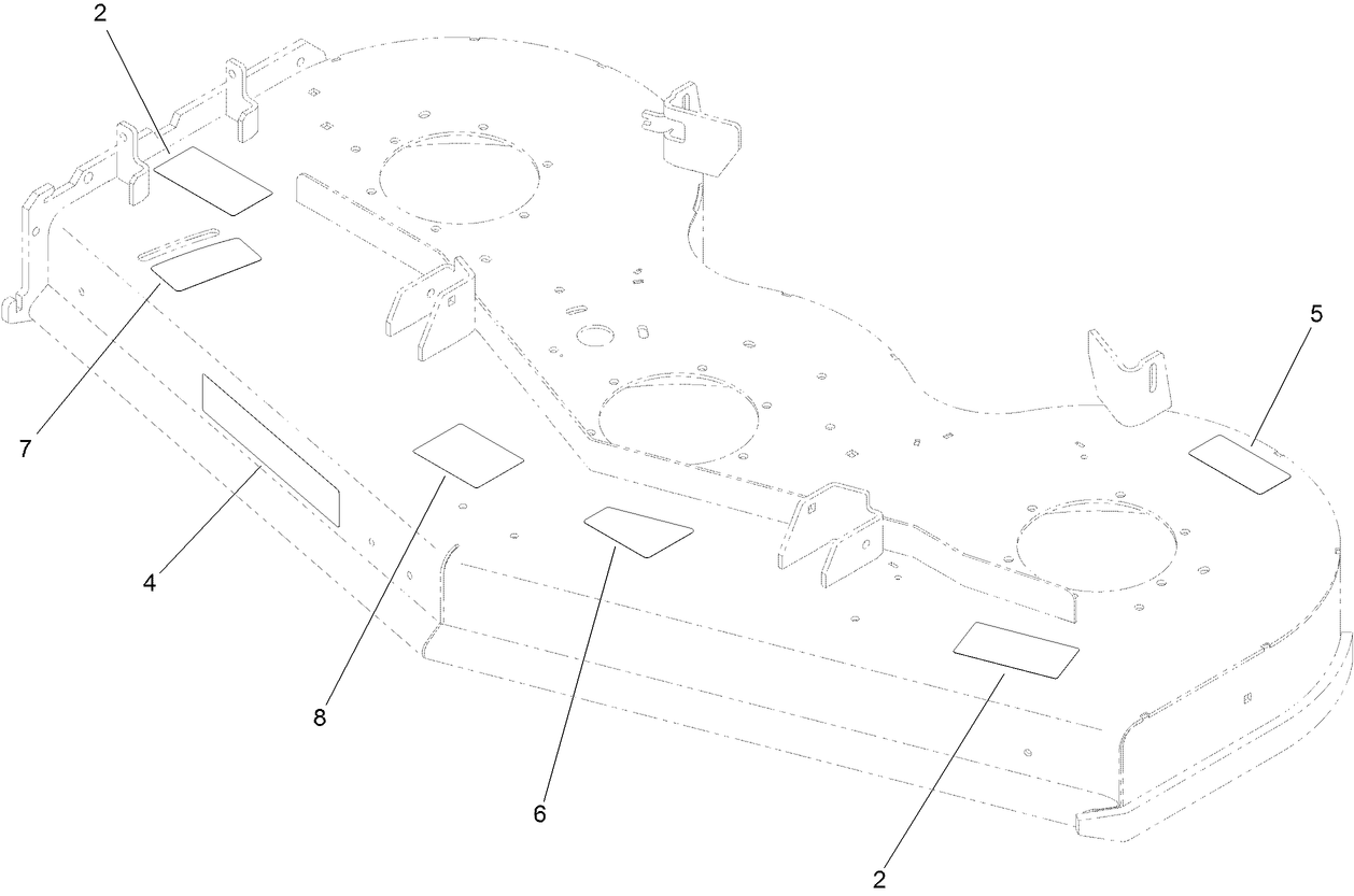 Deck Decal Assembly No. 127-1941