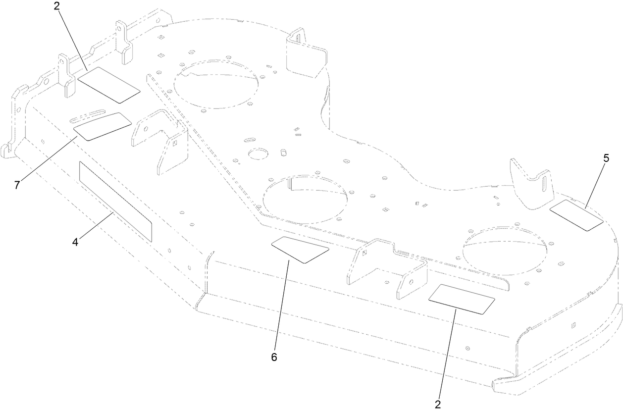 Deck Decal Assembly No. 127-1936