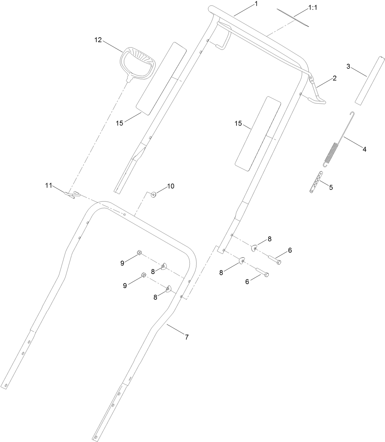 Upper Handle Control Assembly