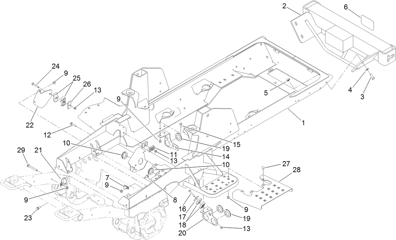 Frame and Bumper Assembly