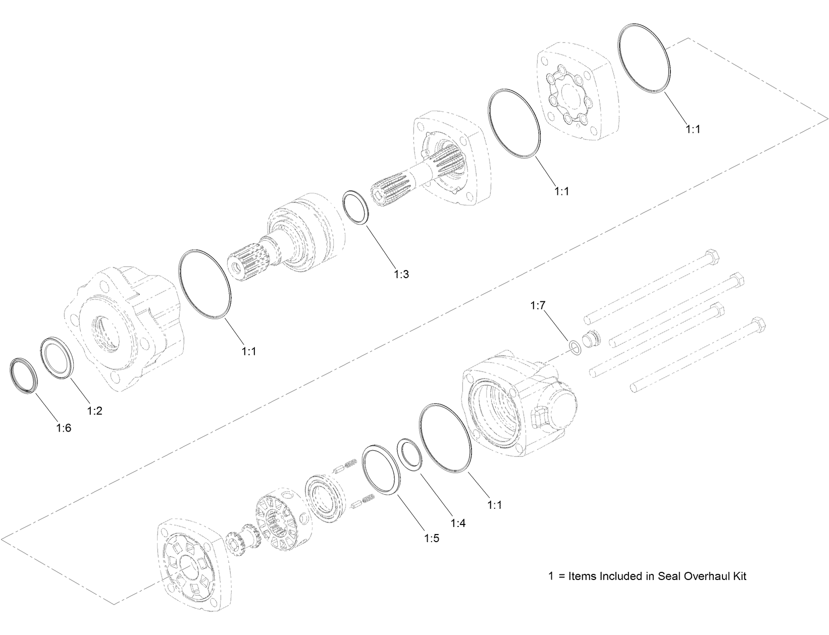 Hydraulic Motor Assembly No. 133-6206