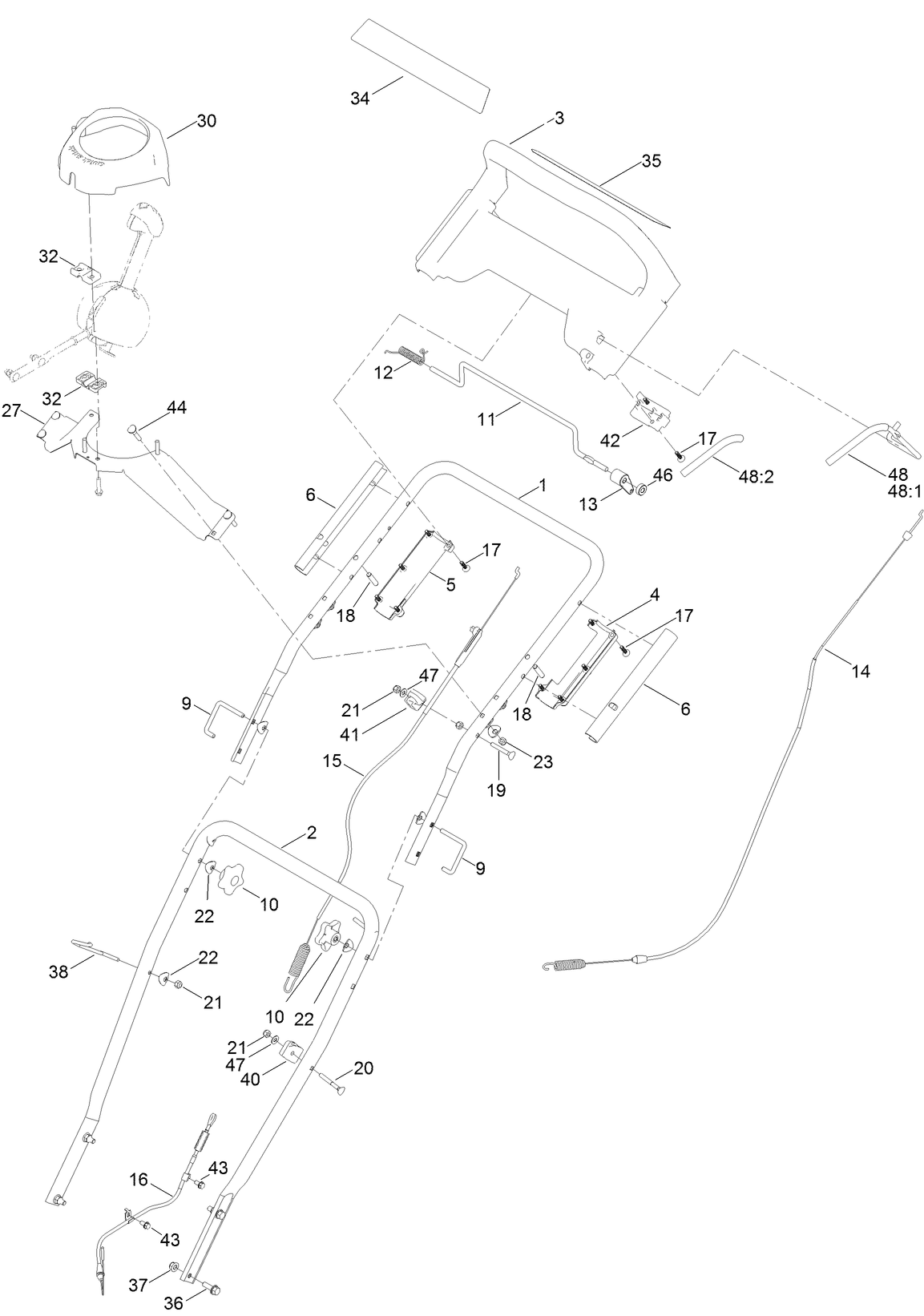 Handle and Control Assembly