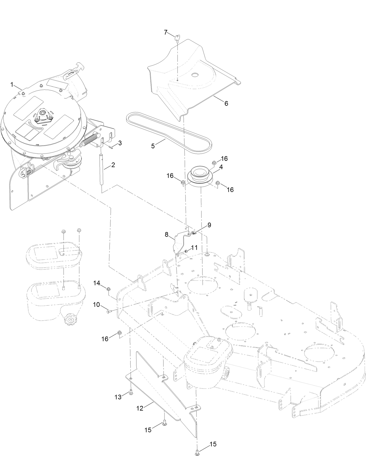 Blower and Drive Assembly